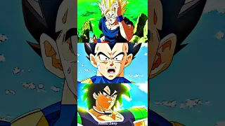 who Is strongest Gogeta vs Goku & Vegeta & Broly #dbs #short