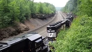 A Video of Railroad Train Meets