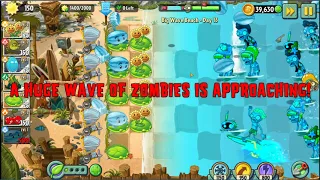 Plants vs Zombies 2 - Big Wave Beach Day 13 - EASIEST walkthrough