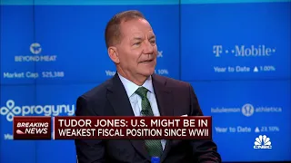 Paul Tudor Jones: Really challenging time to want to be an equity investor in U.S. stocks right now