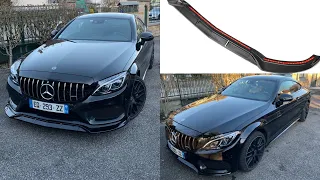 MERCEDES CLASSE C W205 NEW FRONT LIP 🛠 [TUTO]