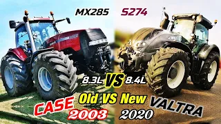 Case MX 285 Magnum VS Valtra S274 (All level Comparison/Old Vs New Equal)  Which would you choose?