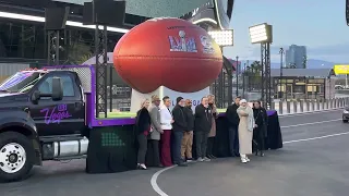 Super Ball for Super Bowl 58 at Allegiant Stadium, Las Vegas - Feb 14, 2023