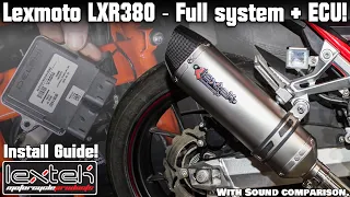 Lexmoto LXR380, Lextek Exhaust system + ECU! Install Guide