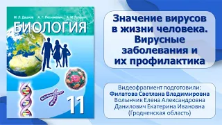 Тема 26. Значение вирусов в жизни человека. Вирусные заболевания и их профилактика