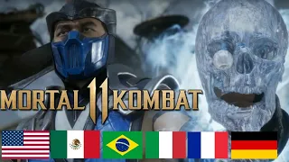 Mortal Kombat 11 (Characters' Intro) - Voice Comparison | Multilanguage