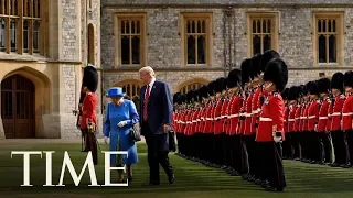 President Donald Trump Meets With Queen Elizabeth At Windsor Castle | TIME