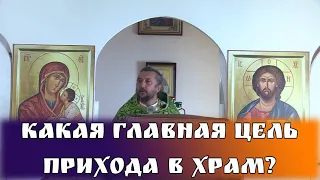 Какая главная цель прихода в храм? Священник Игорь Сильченков