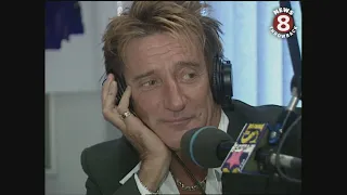 Rod Stewart visits San Diego radio station in 2001