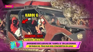 Amor y Fuego - ABR 16 - 2/4 - IMÁGENES EXCLUSIVAS DE "KAROL G" EN LAS DUNAS DE PARACAS | Willax