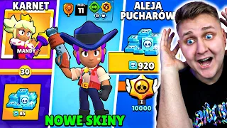 Odblokowuje WSZYSTKIE NOWE SKINY, KARNET ZADYMIARSKI i ALEJE PUCHARÓW w BRAWL STARS! ⭐ Da Mian