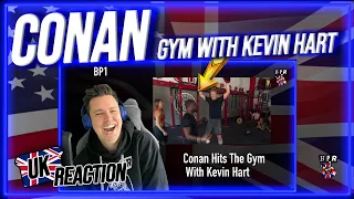 British Guy Reacts to Conan - Hits the Gym with Kevin Hart