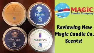 Reviewing Some New Magic Candle Company Scents! | Disney Candles | Magic Candle Company Review