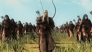 Elves of Lothlorien Vs Legions of Angmar | 10,000 Unit Lord of the Rings Cinematic Battle