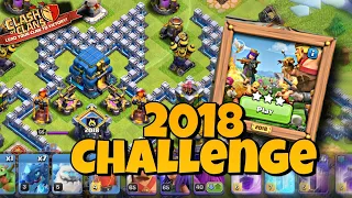 Easily 3 star the 2018 challenge (Clash of Clans) subscribe