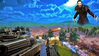3,000,000 VAMPIRES vs HUMAN ARMY City Defenses - Ultimate Epic Battle Simulator 2 UEBS 2