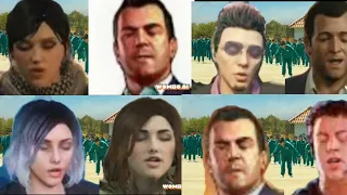 GTA 5 characters play the Squid Game
