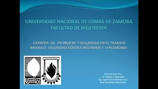 Seguridad contra Incendios   Parte 1