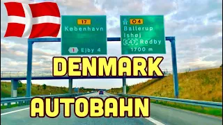 Denmark Smørum | Autobahn - 🇩🇰🇩🇰🇩🇰|| 2022 - Driving In Denmark || 4k UHD 60fps