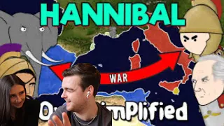 British Couple React To - The Second Punic War - OverSimplified (Part 2)