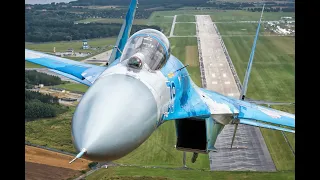 Air-to-Air Photo Shoot with Ukrainian Su-27 - short version