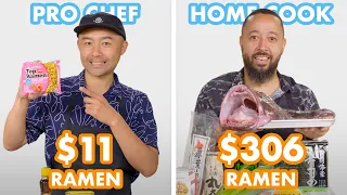 $306 vs $11 Ramen: Pro Chef & Home Cook Swap Ingredients | Epicurious