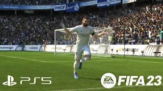 FIFA 23 REAL MADRID vs BARCELONA gameplay ps5 español latino