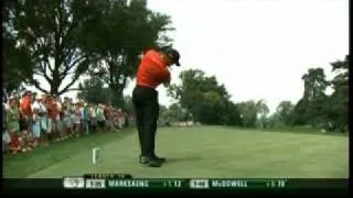 2009 Bridgestone Invitational - Tiger Woods Driver Swing Vision