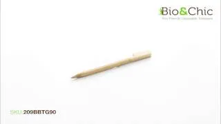 BioandChic.Com - Teppo Gushi Bamboo Paddle Pick Skewer 3.5 inch SKU: 209BBTG90