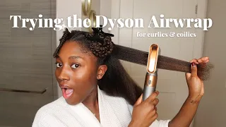 Using my Dyson Airwrap on Curly/Coily Natural Hair