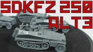 SdKfz 250 'Alte' in 15mm scale by Plastic Soldier Company