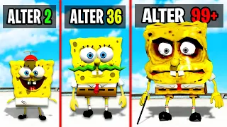 99 JAHRE als SPONGEBOB überleben in GTA 5!!