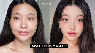 SWEET PINK MAKEUP แต่งหน้าลุคหวานๆ ออกงาน *no sponsored* | mildnitha