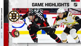 Bruins @ Senators 2/12/22 | NHL Highlights