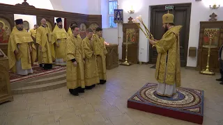 Аксий возглавил Божественную литургию в Люберцах