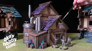Crafting a potion shop out of foam | Terrain building for Warhammer, D&D, and more
