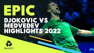 EPIC Novak Djokovic vs Daniil Medvedev Highlights | Nitto ATP Finals 2022