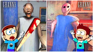 Granny vs Granny Remake - Who is scarier ?😨 | Shiva and Kanzo Gameplay