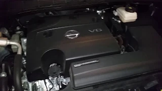2015-2018 Nissan Murano VQ35DE 3.5L V6 Engine Idling After Oil Change & Filter Replacement