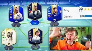 99 RATED!! - 195 RATED TOTS FUT DRAFT CHALLENGE (FIFA 19)