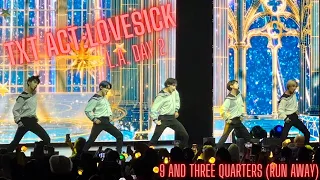 220724 TXT ACT: LOVESICK World Tour in LA (SUNDAY): 9 And Three Quarters (RUN AWAY)