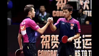 张继科 Zhang Jike 许昕 Xu Xin VS. Yuya Oshima Masataka Morizono (2015 WTTC Men's Double Quarterfinals)