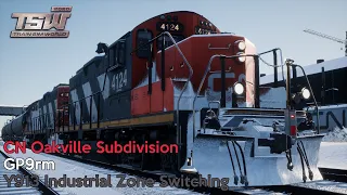 Y913 Industrial Zone Switching - CN Oakville Subdivision - GP9rm - Train Sim World 2020