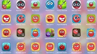 Red (Ball 3 + Ball 4 + Ball 5 + Ball 6) & Red Ball (Legend + Adventures + Classic +Frenzy)