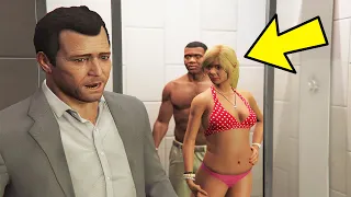 What Franklin And Tracey do on a Date in GTA 5 (funny)