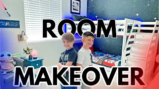 Twin Boys *STAR WARS* insane *ROOM MAKEOVER*