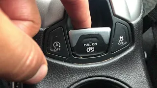 Jeep Compass - How to turn on/off parking brake