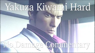 Yakuza Kiwami Hard No Damage All Bosses (Commentary)