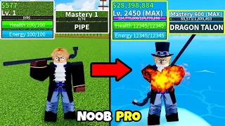 Beating Blox Fruits as Sabo! Lvl 1 to Max Lvl Noob to Pro in Blox Fruits!