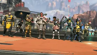 10 ТИММЕЙТОВ в одной катке ДУО режима I ВАКХАНАЛИЯ В APEX LEGENDS I НАС НЕ БАНЯТ XD I СМК #35